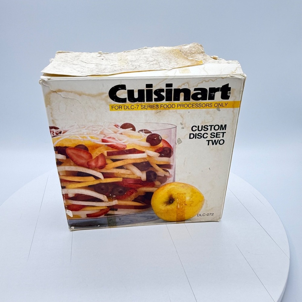 CUISINART CUSTOM DISC SET TWO DLC-7 SERIES DLC-072 Fine Shred Thick‎ Chop French